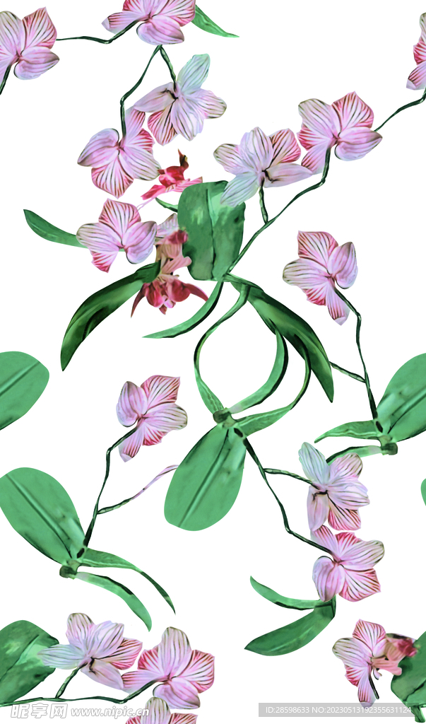 复古花卉