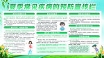 夏季常见疾病预防宣传栏