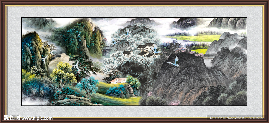 国画山水画