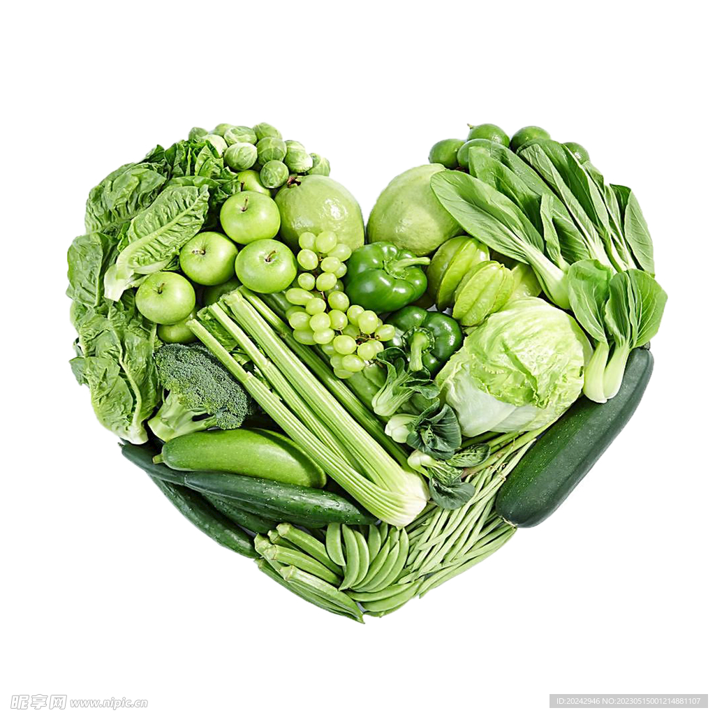 绿色蔬菜水果