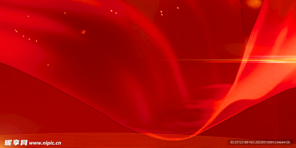 红色背景
