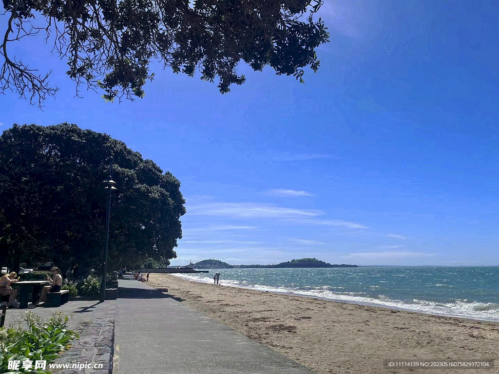 新西兰海滨风景