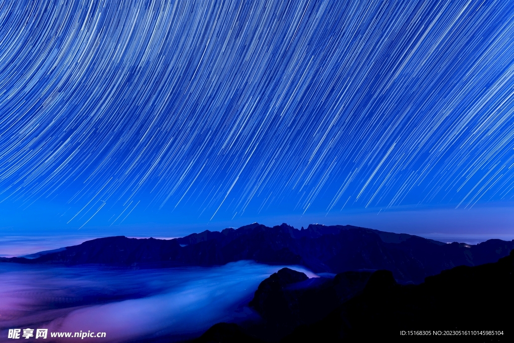 星空流星雨摄影