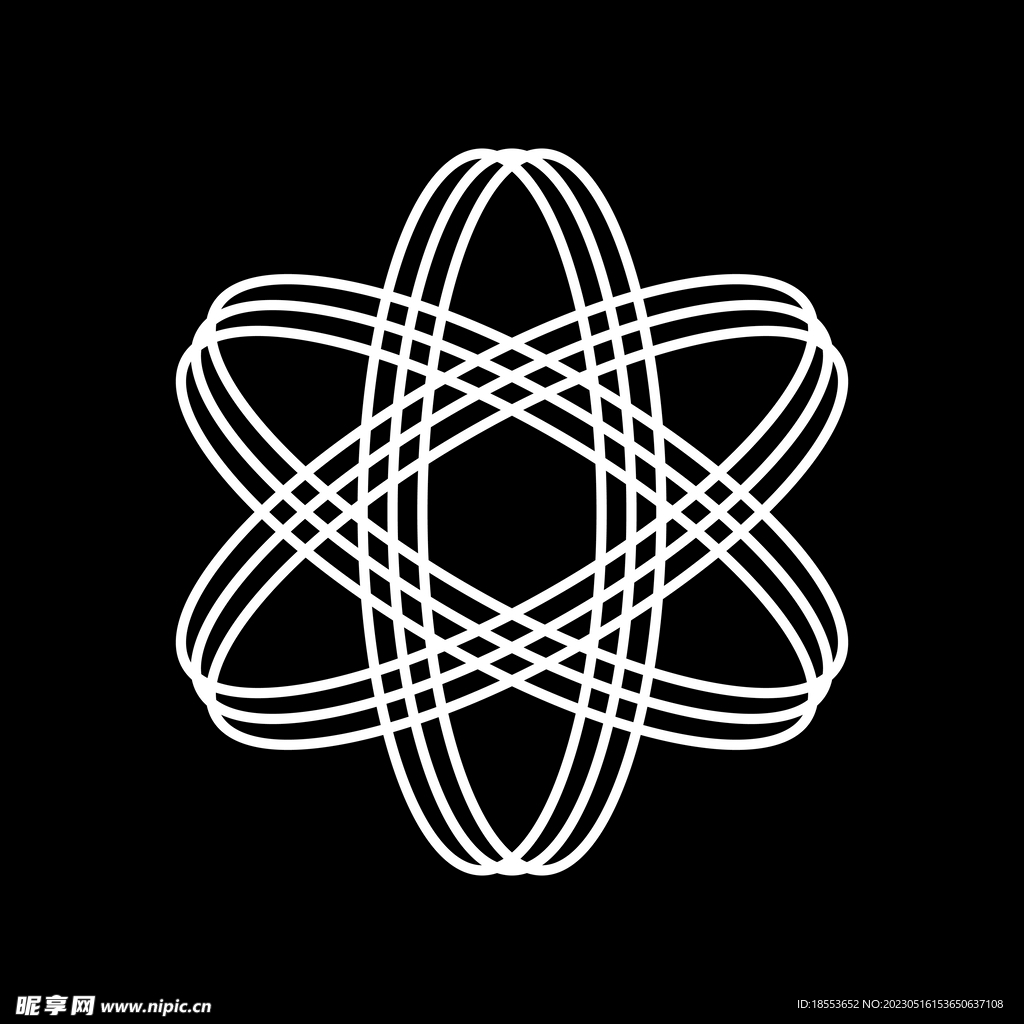 赛博朋克 科技图形 几何形  