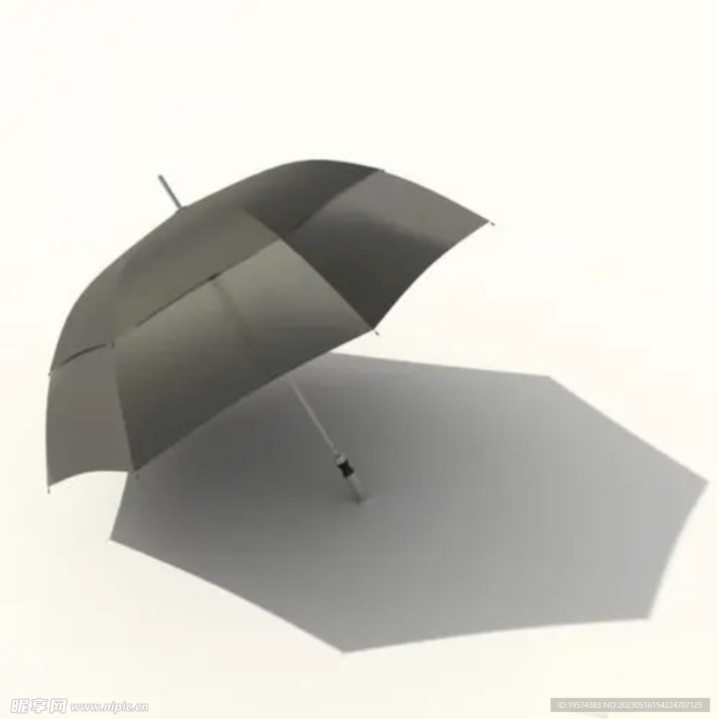 C4D模型雨伞