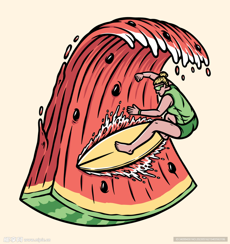 卡通西瓜