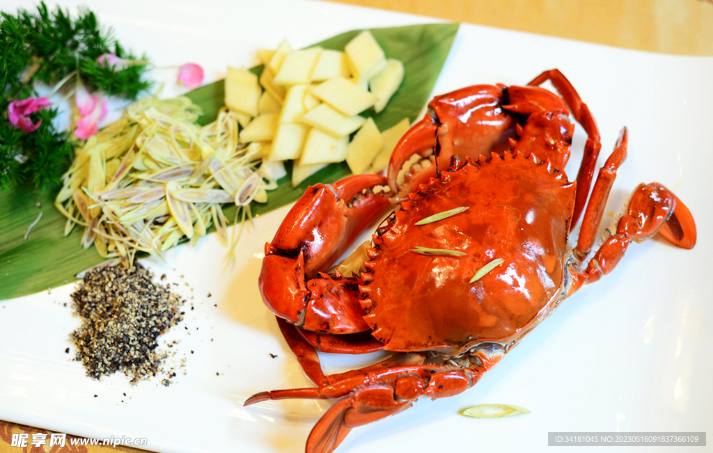 大闸蟹用餐