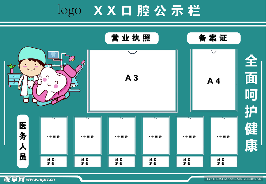 医疗机构公示栏