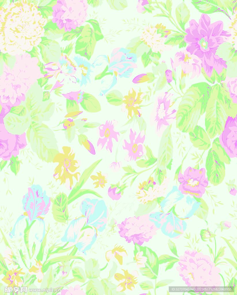 手绘花