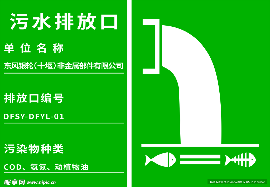 污水排放口