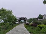 古代大门楼远景