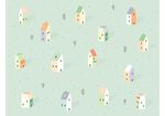 房子无缝背景图片