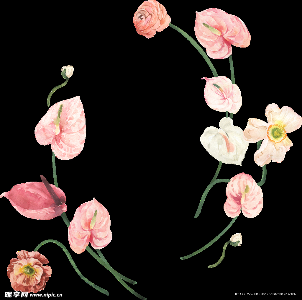 花素材            