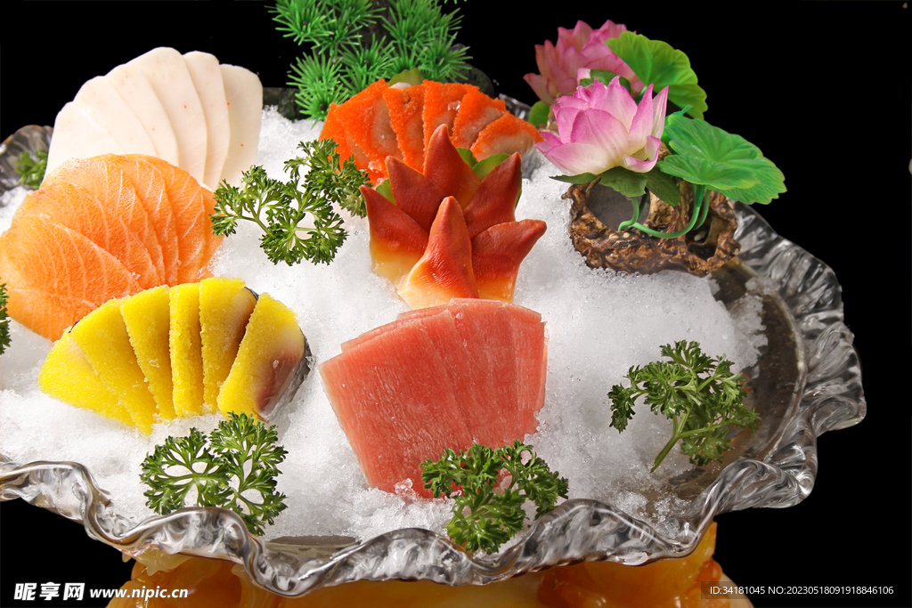 海鲜拼盘美食
