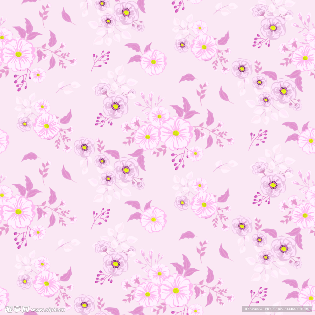 小碎花 花