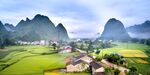 山村清晨