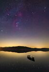 星空与湖