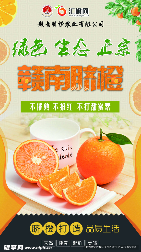 橙子海报