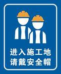请戴安全帽
