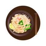 海鲜拌面