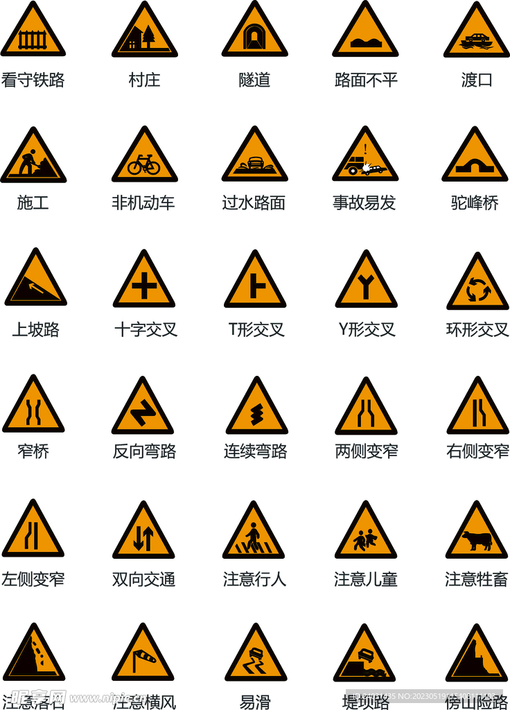 路标标识