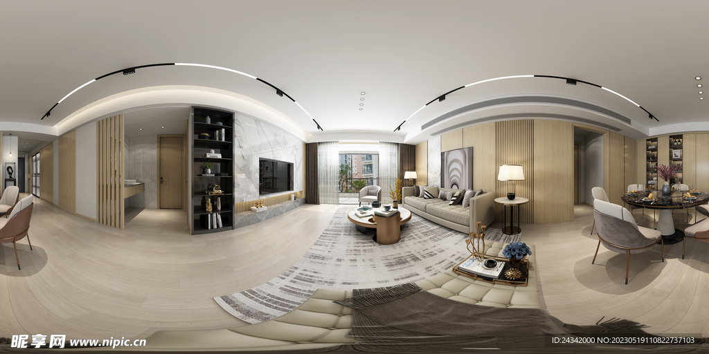 室内设计全景效果图