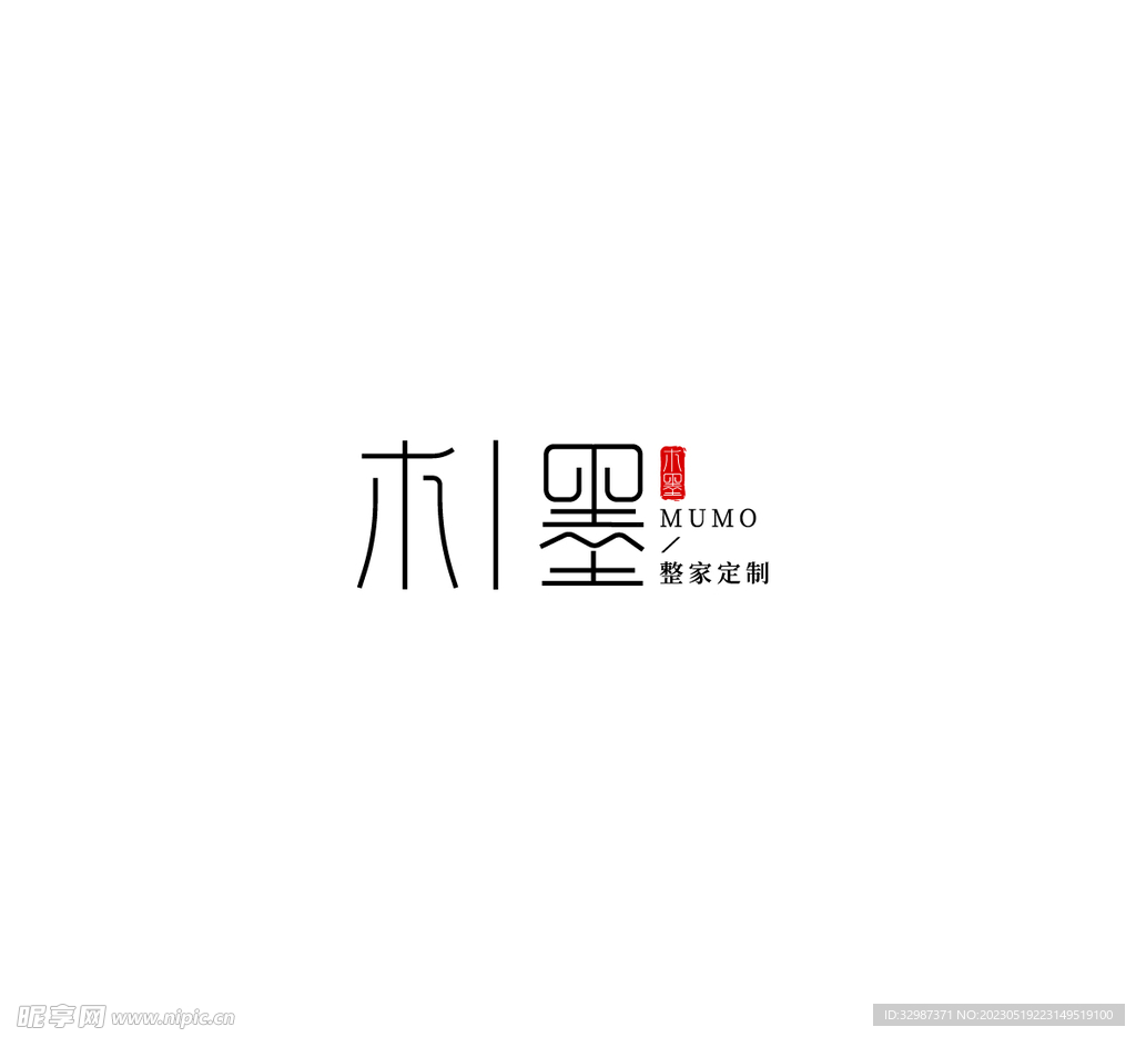 木墨家装LOGO