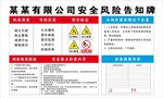 安全风险告知牌