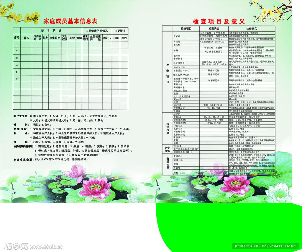 居民健康档案