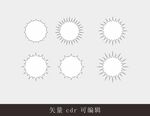 圆形爆炸贴