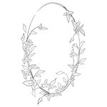 线描植物矢量         