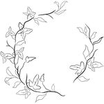 线描植物矢量