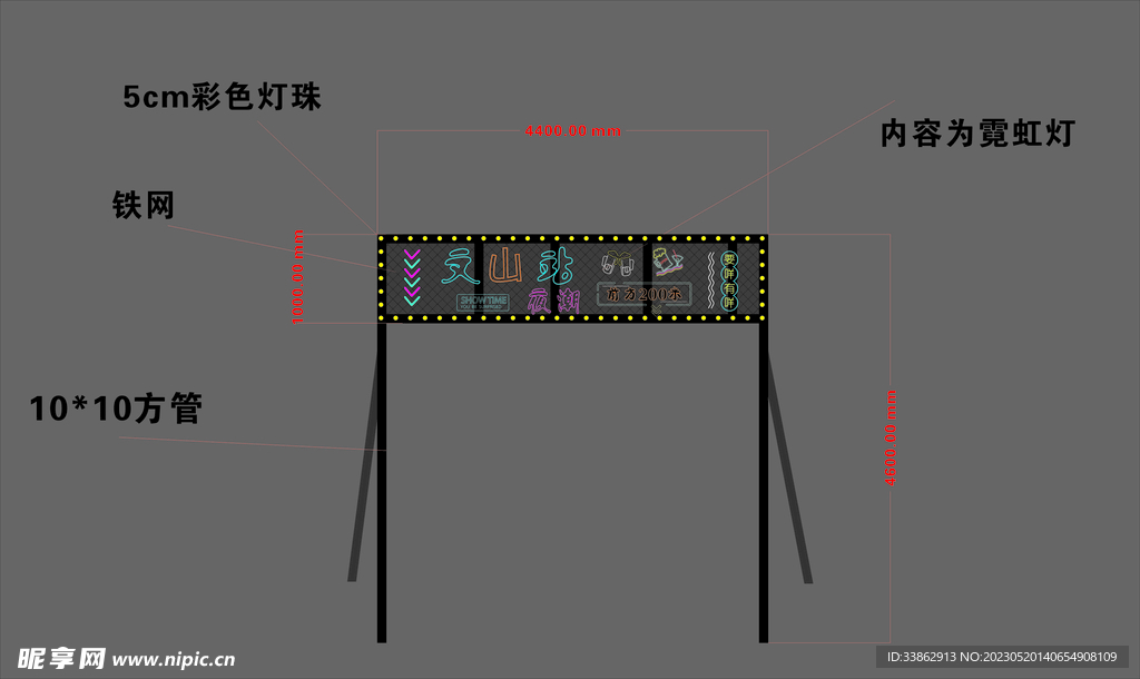 夜市指路牌