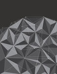 暗色调不规则立体几何图形图