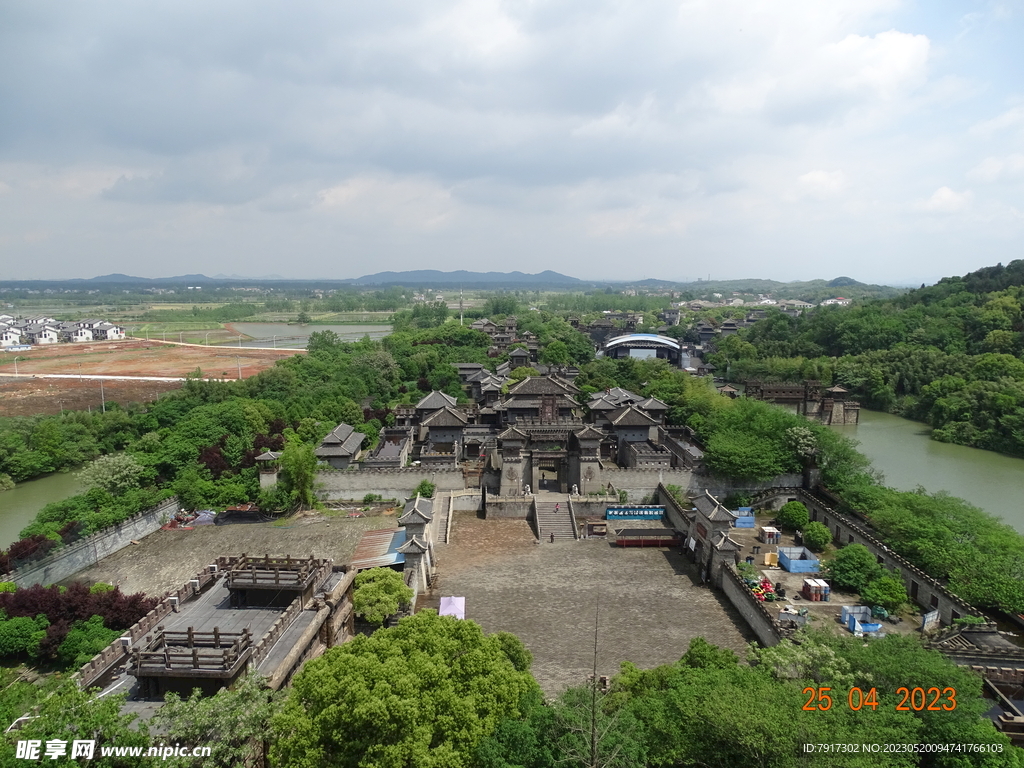 赤壁三国古战场景区全景