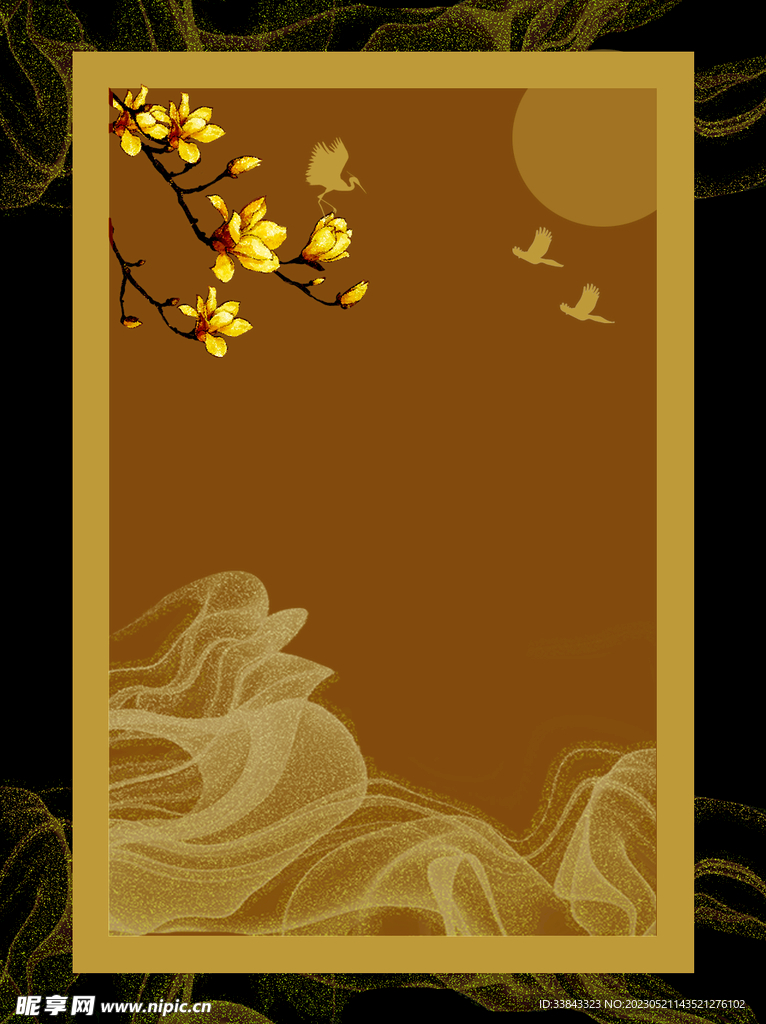玉兰花背景