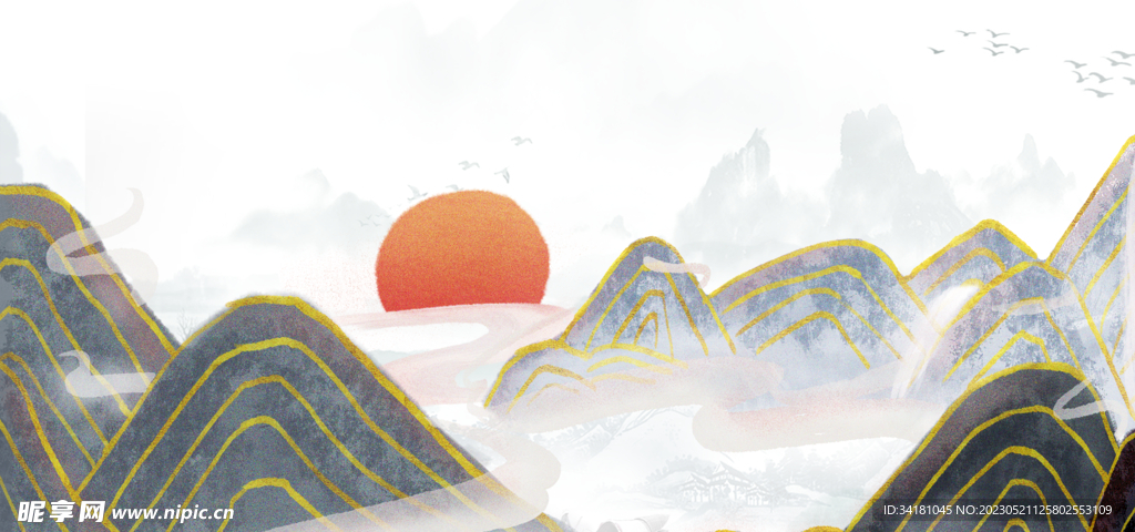 山水画唯美