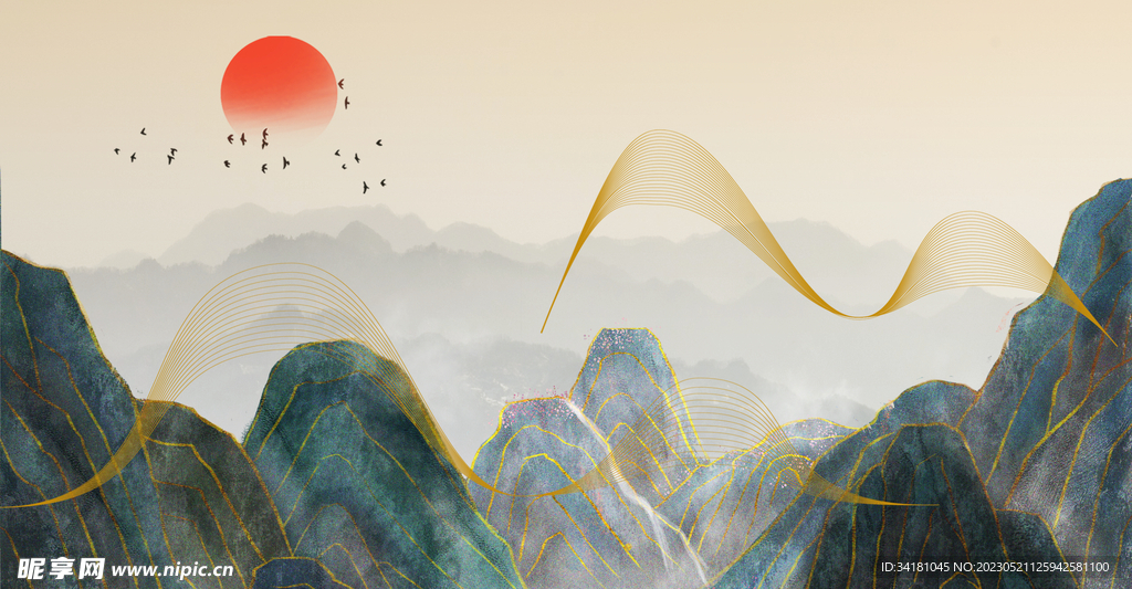 山水画