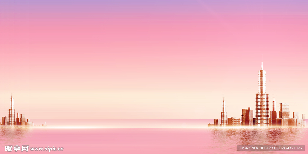 简约地产背景
