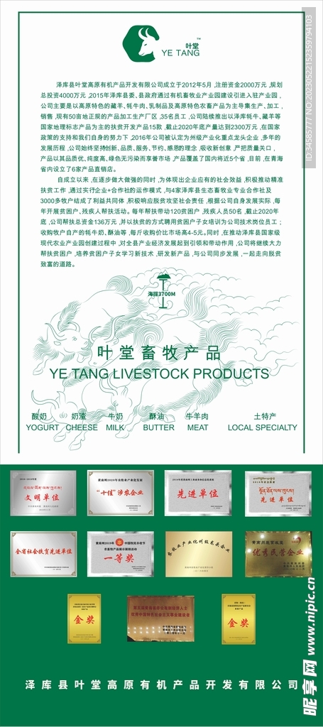 公司简介展架