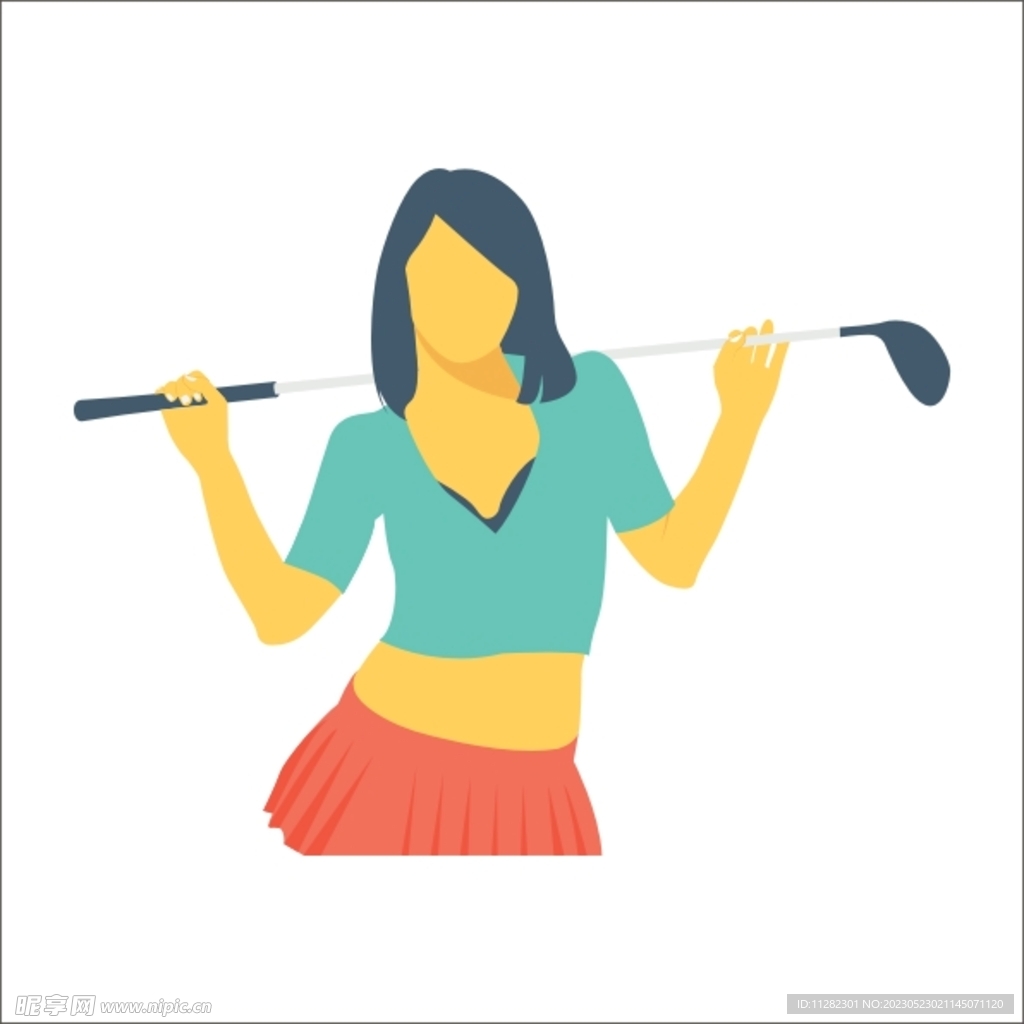 高尔夫球女孩