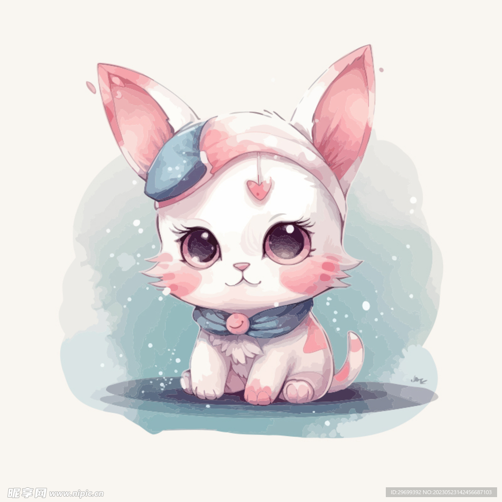 水彩猫