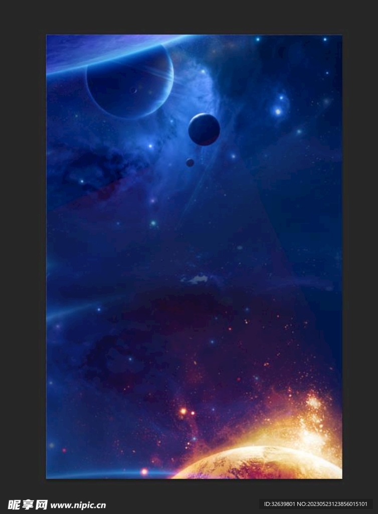 科幻星空背景 