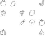 水果图片  素描水果