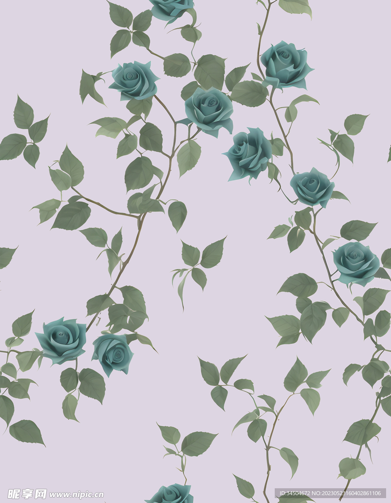 小碎花 玫瑰花