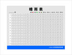 施工晴雨表 