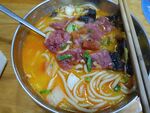 培根上汤土豆面