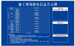 施工现场维权信息告示牌