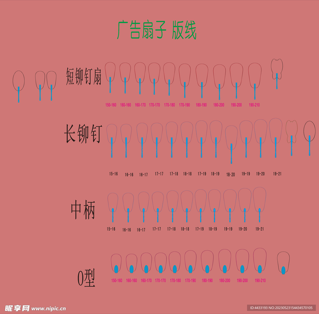 扇子线图