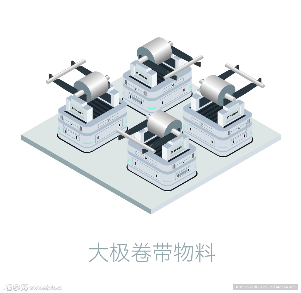 大极卷搬运机器人